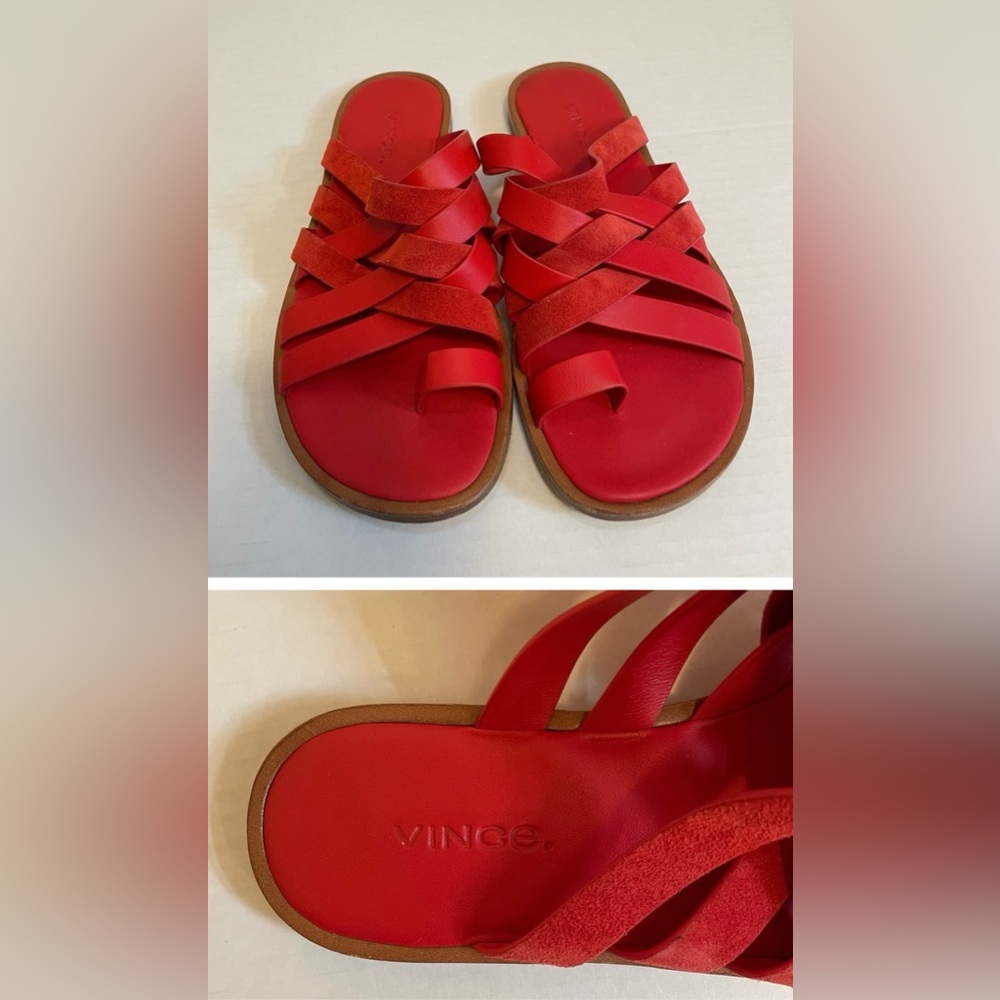 Vince Women's Red Sandals 6